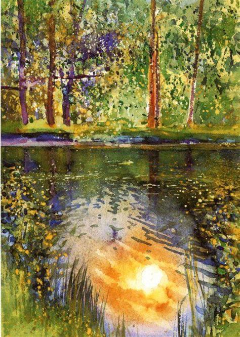 How To Paint Water Reflections In Watercolor Water Painting Painting