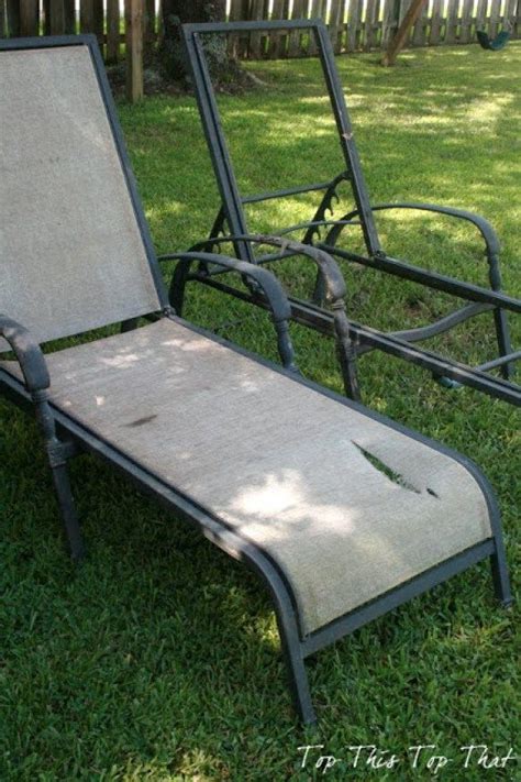 After all, an uncomfortable seating situation can cause your patio or deck to be. Recover Your old Chaise Lounge Chairs | Lounge chair ...