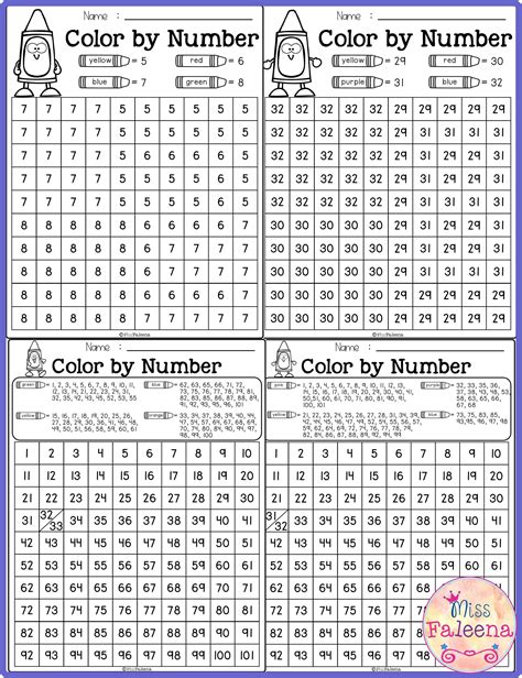 Numbers 1 100 Coloring Pages Pdf Richard Mcnarys Coloring Pages