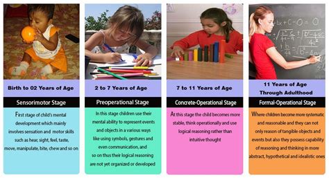 Stages Of Childs Cognitive Development In Piagets Cognitive
