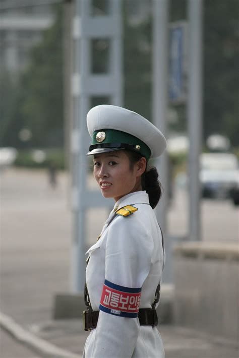 Portrait Of A Pyongyang Traffic Girl Raymond Cunningham Flickr