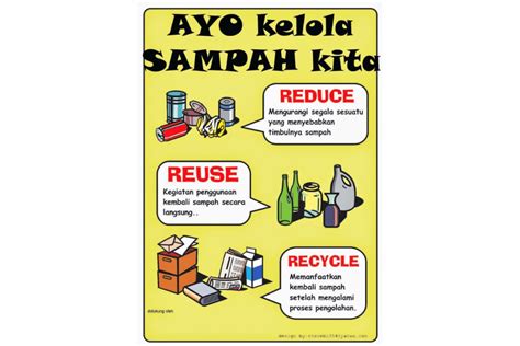 Pilihan Populer 5 Contoh Poster Pengelolaan Sampah Simple Pula Mudah