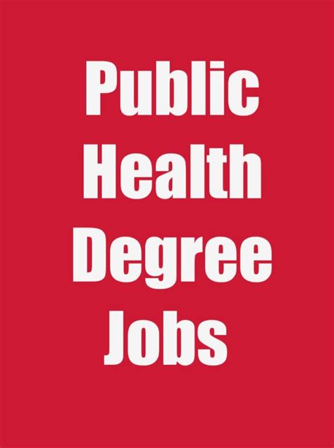 Public Health Degree Jobs In Demand Public Health