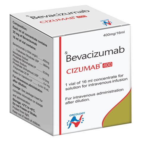 Hetro Cizumab 400mg Bevacizumab Injection Packaging Vail At Rs 25000