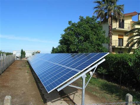 Impianto fotovoltaico a terra per azienda agricola