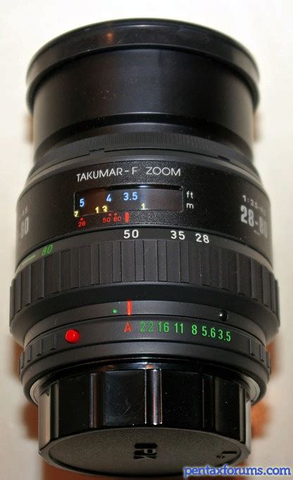 Takumar F 28 80mm F35 45 Lens Photo Pentax Lens Reviews And Lens Database