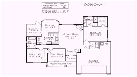 Sq Ft Ranch House Plans With Garage Maker Daddygif See