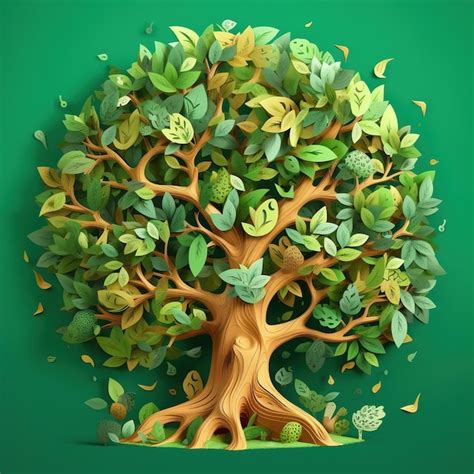 Premium Ai Image Tree Of Life Illustration