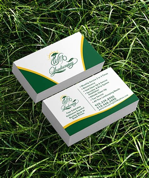 Below is our art director's pick of business cards for landscaping professionals in no particular order. Custom business card design for landscaping company brand ...