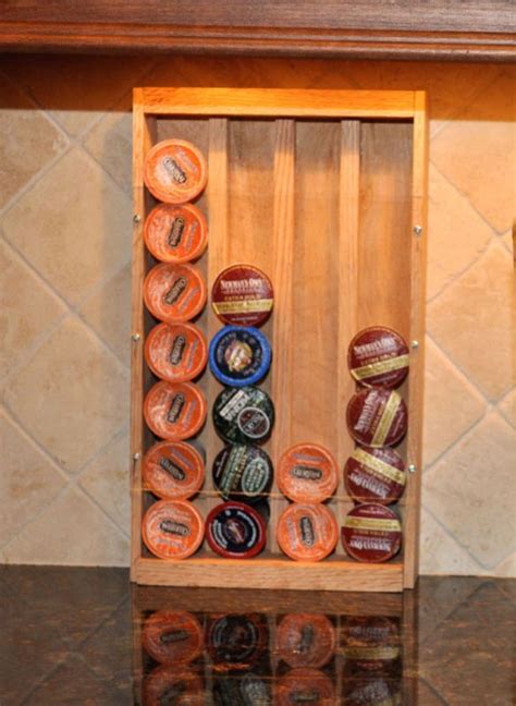 This diy project should never be attempted by beginners. Keurig K-CUP DISPENSER and STORAGE Holds 28 K-Cups | Modern kitchen accessories, Coffee pod ...