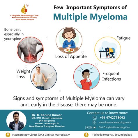 Few Important Symptoms Of Multiple Myeloma Bone Pain Especially In
