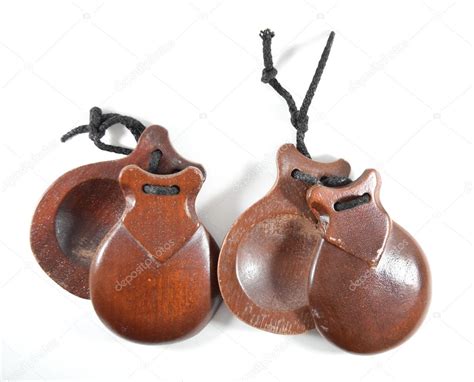 All content is available for personal use. Spanish castanets isolated — Stock Photo © cabecademarmore ...