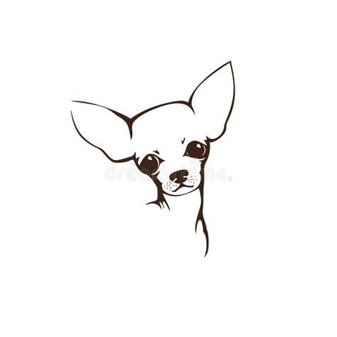Chihuahua Pies Wektorowa Ilustracja Ilustracja Wektor Ilustracja złożonej z traken grafika