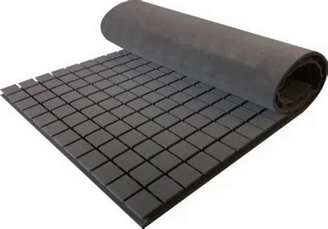 Blackgrey Pu Acoustic Soundproofing Foam Sheet For Sound Absorbers At