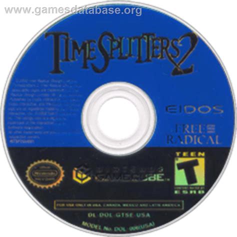 Timesplitters 2 Nintendo Gamecube Artwork Disc