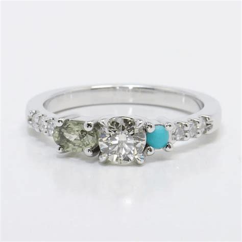Custom Engagement Rings With Birthstones