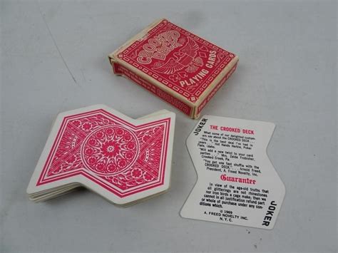 Vintage 1960s Crooked Deck Playing Card Complete Live And Online