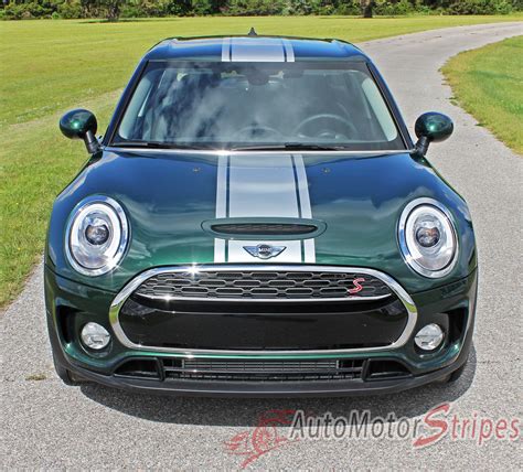 2016 2019 Mini Cooper Clubman S Type Rally Hood Stripes Graphic Decal
