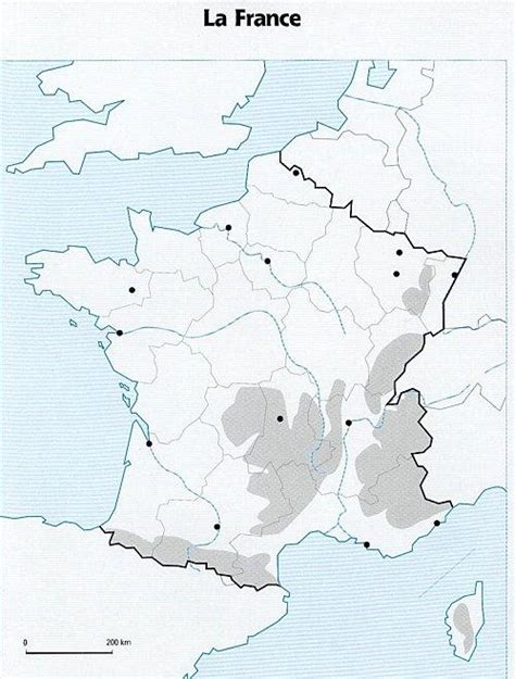 Carte france fleuves carte des principaux fleuves de france. Cartes pour s'entraîner (France : régions et repères...)