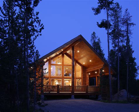 Make A Modern Log Cabin More Rustic