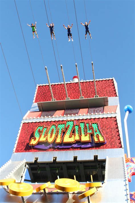 Official Site of the SlotZilla Zip Line in Downtown Las Vegas
