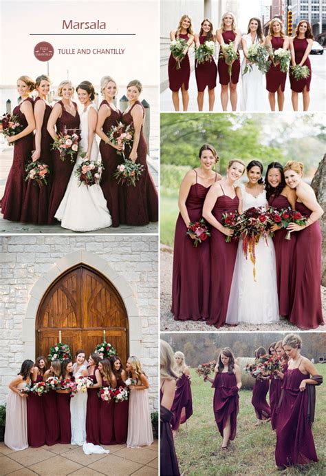 Top 10 Colors For Fall Bridesmaid Dresses 2015 Tulle