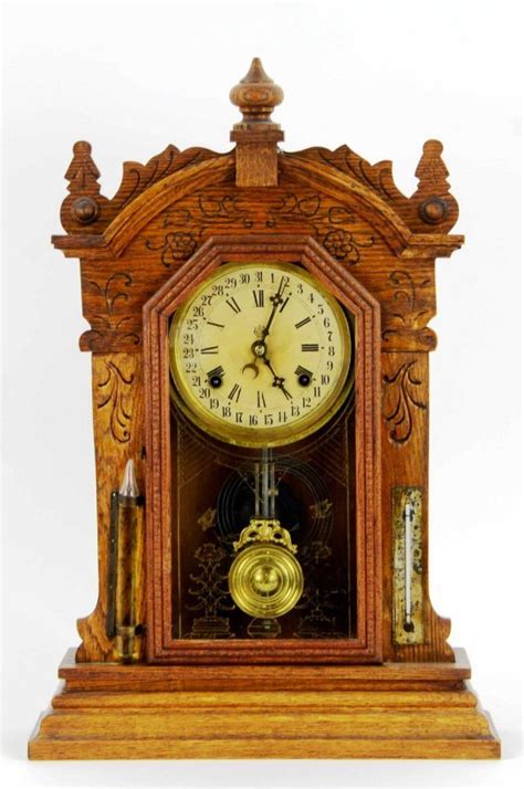Antique Gingerbread Waterbury Mantle Shelf Clock Price Guide