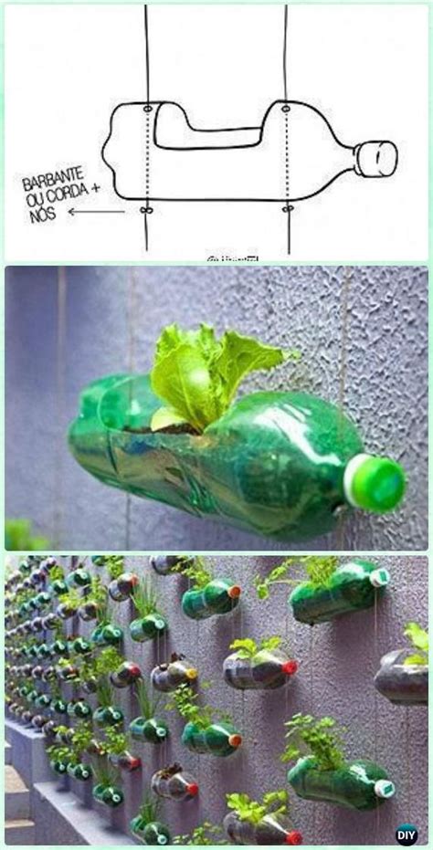 Diy Plastic Bottle Garden Projects And Ideas Hortas