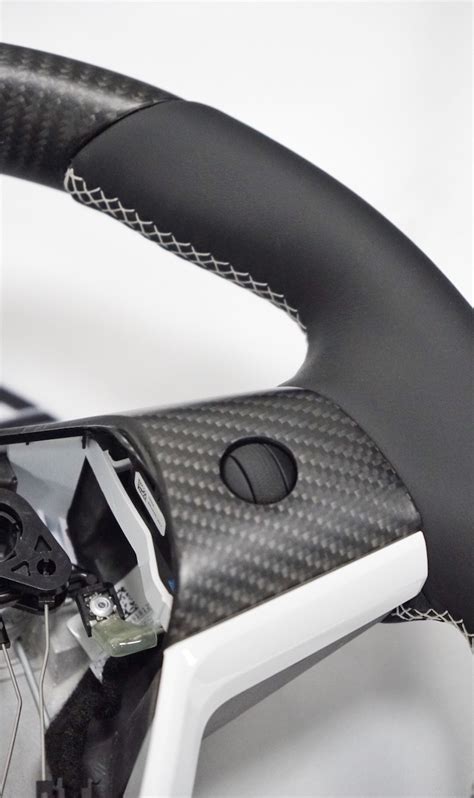 Tesla Model 3 Custom Carbon Fiber Steering Wheel Carbontastic