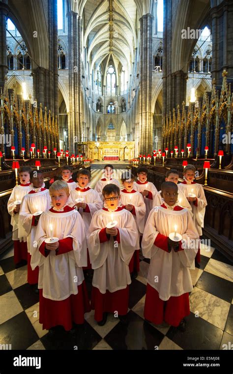 Westminster Abbeypic Shows Choir Boys From Westminster Abbey