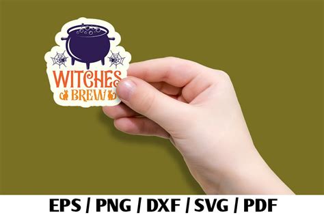 Witches Brew Sticker Svg Graphic By Designer302 · Creative Fabrica