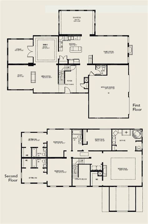 4 Bedroom Two Story House Plans Home Design Ideas