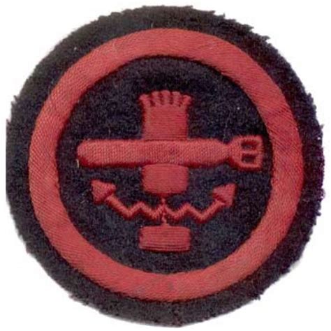 M43 Navy Arm Patch Torpedo Crew Personnel Uniform Insignia