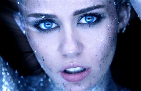 Watch Miley Cyrus Naked And Painted Silver In Real And True Video