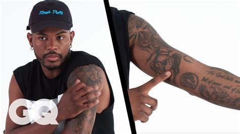 Superfly Star Trevor Jackson Breaks Down His Tattoos Gq Trevor