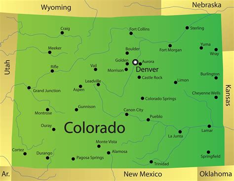 Printable Colorado Map