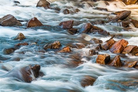 Image Of Rapid Water Moving Along A Rocky River Bed Austockphoto