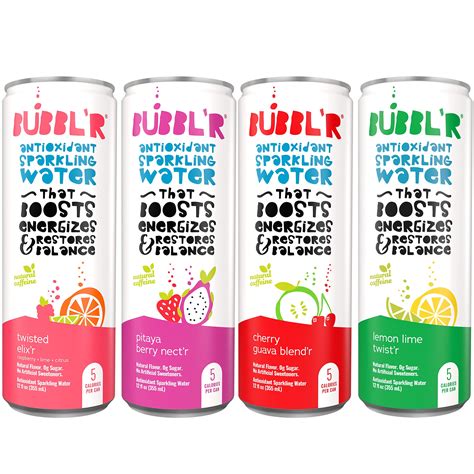 Buy Bubblrantioxidant Sparkling Water Variety Pack Twisted Elixir