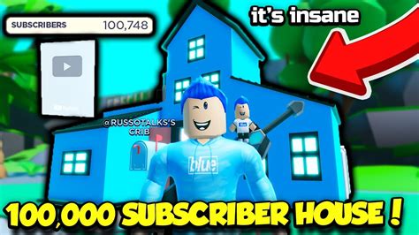 You Need 100000 Subscribers To Buy This House In Youtube Simulator X