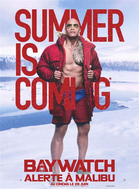La production a fait du bon travail, notamment avec mon personnage. Baywatch - Alerte à Malibu ! (Baywatch)