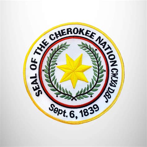 Cn Seal Patch Cherokee Nation T Shop