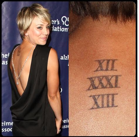 Kaley Cuoco Tattoo Photos And Their Meanings Trending Vitality