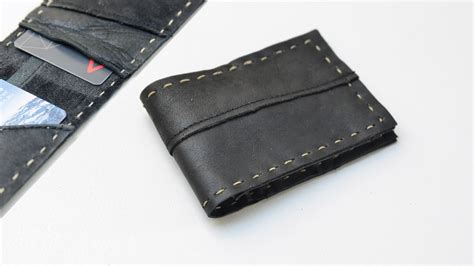 Diy How To Make A Leather Wallet Simple And Easy Youtube