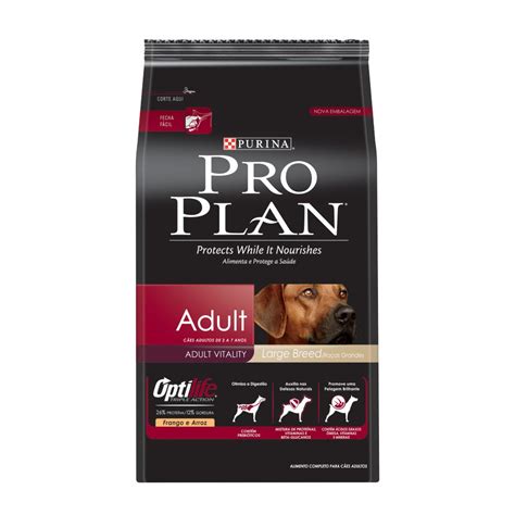 Ração Purina Pro Plan Adult Vitality Para Cães Adultos De Raças Grandes