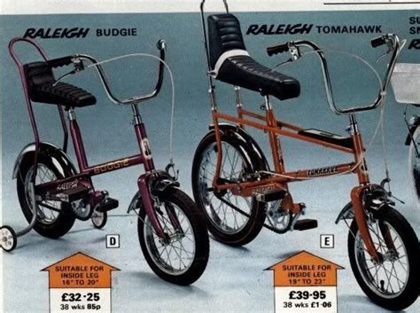 Raleigh Budgie And Tomahawk Bicycles Raleigh Bikes Raleigh