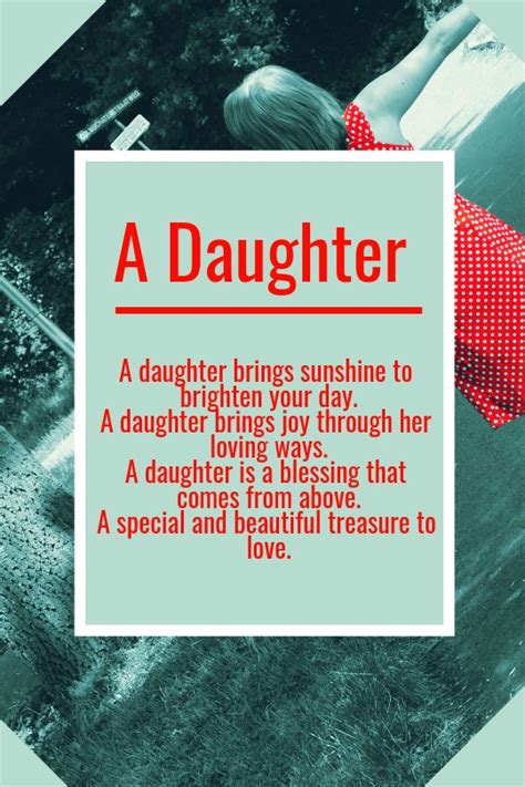 Love Poems For Daughter From Father