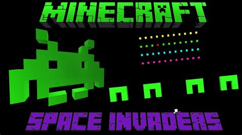 Minecraft Space Invaders Minigame YouTube