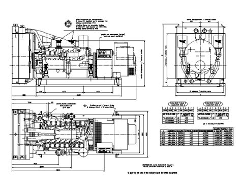 Generator Detail In Autocad Dwg Files Cadbull