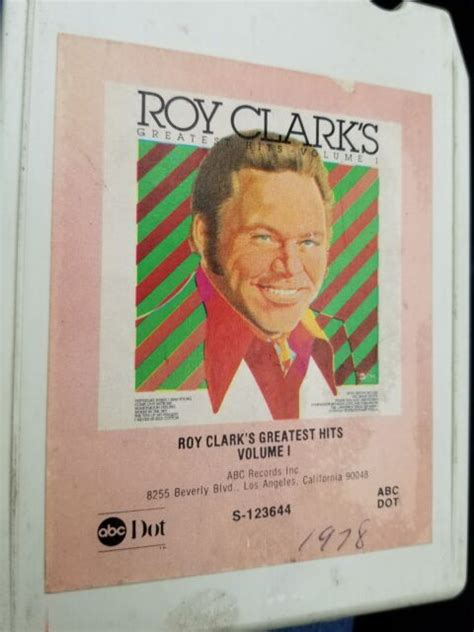Roy Clarks Greatest Hits Volume 1 8 Track Tape Abc Dot 1975 S 123644