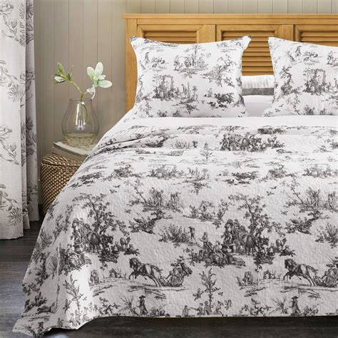 Classic Toile Black By Greenland Home Fashions